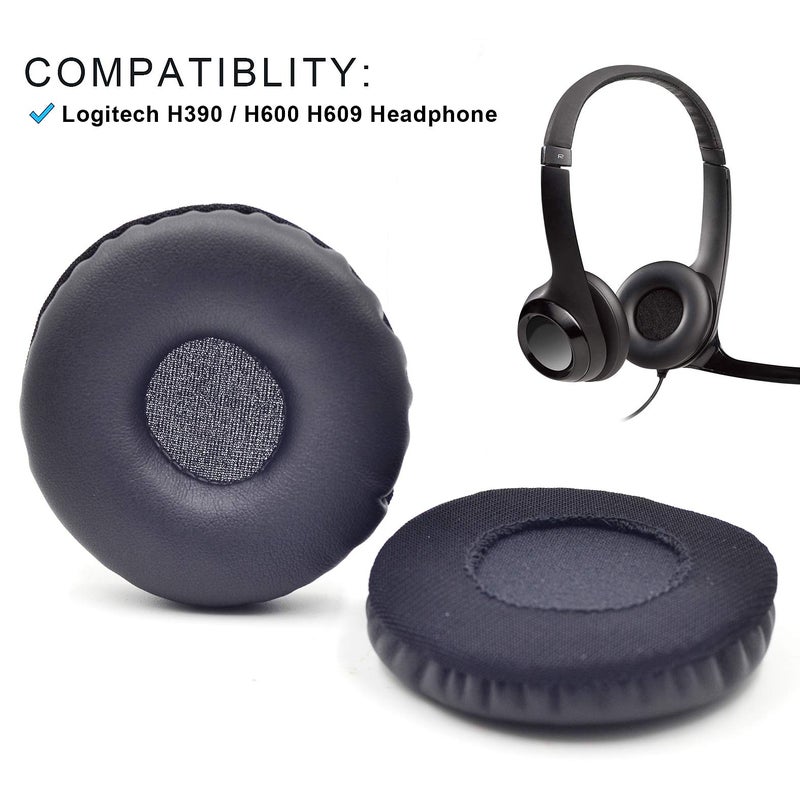 defean H390 H600 Ear Pads Foam Replacement Ear Cushion Pillow Compatible with Logitech H390 / H600 H609 Wireless Headphone - Image 5